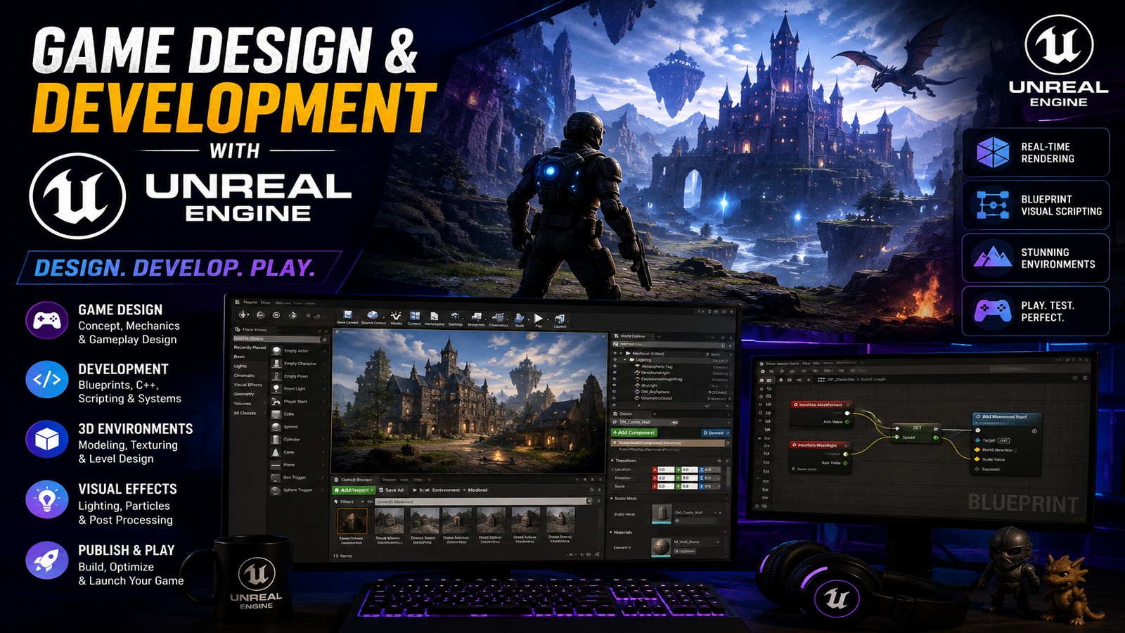 Game Design & Development with Unreal Engine