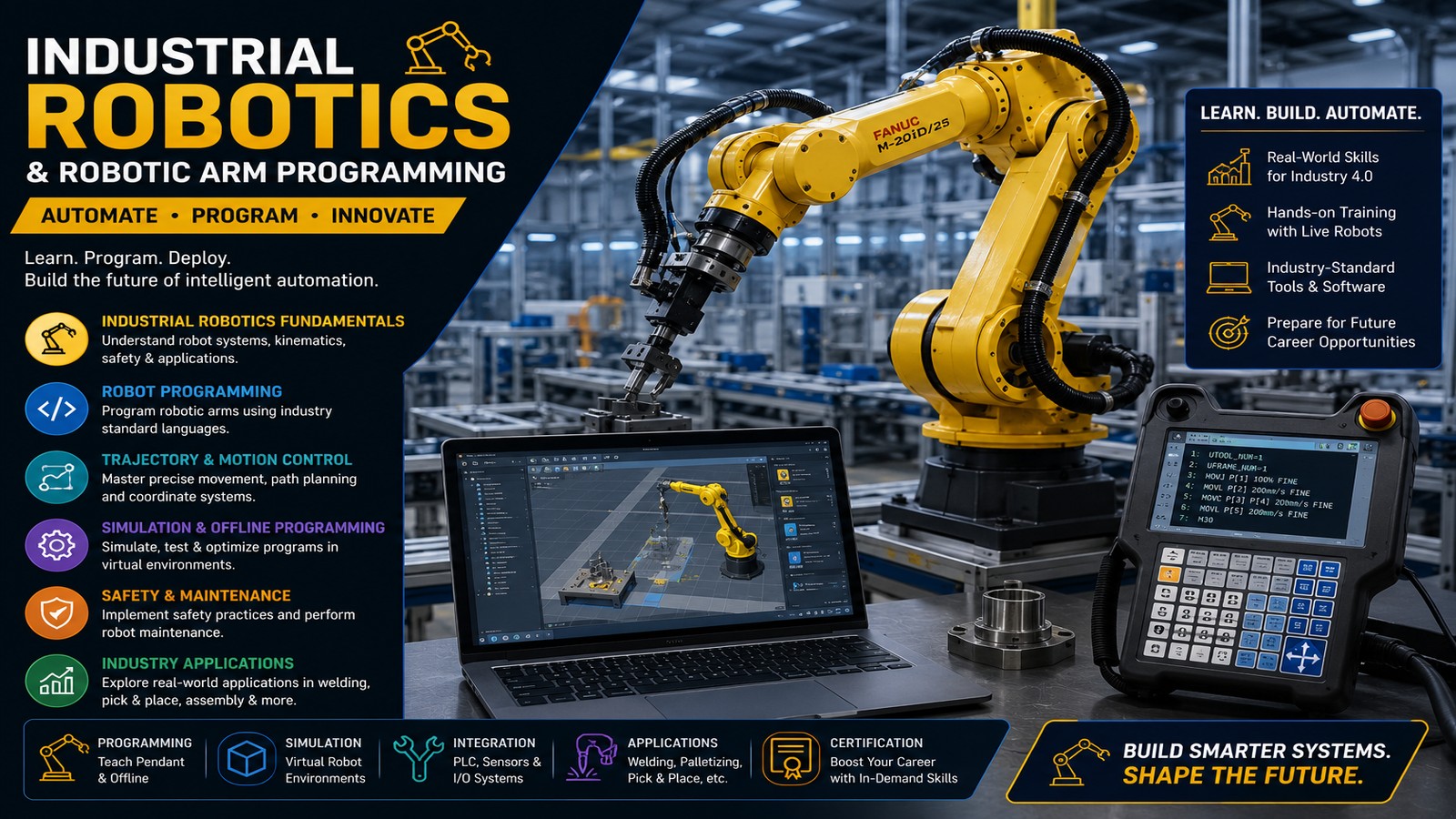 Industrial Robotics & Robotic Arm Programming